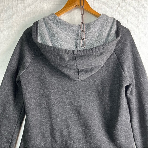 Polaris Womens Small S RZR Lightweight Hoodie Grey Fleece Pullover Hooded Jacket - Picture 13 of 16